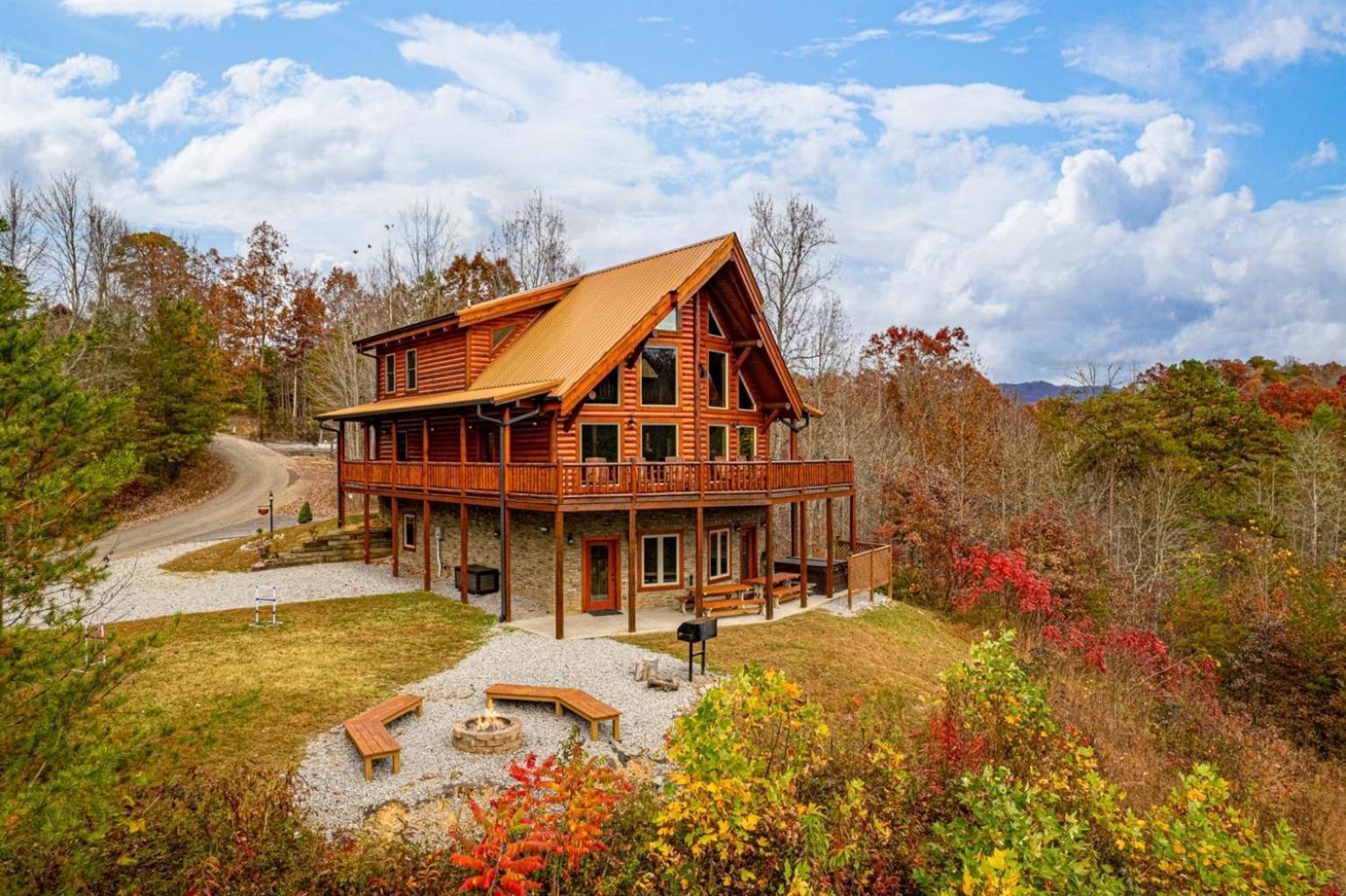 Ridge View Lodge Nature And Mountain View - Hot Tub - Firepit - Yard - Games Gatlinburg Zewnętrze zdjęcie